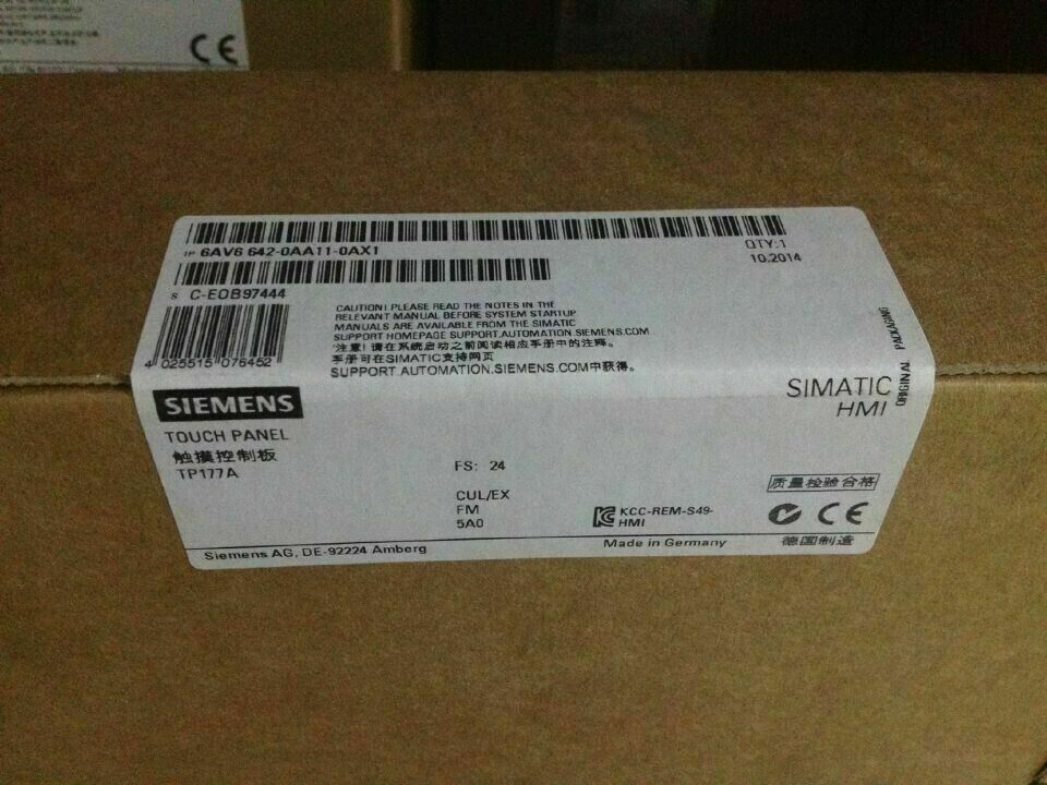 NEW SIEMENS SIMATIC TP177A Touch Panel 6AV6642-0AA11-0AX1 6AV6 642-0AA11-0AX1