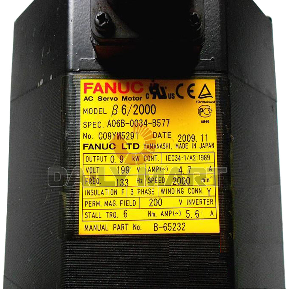 Used FANUC A06B-0034-B577