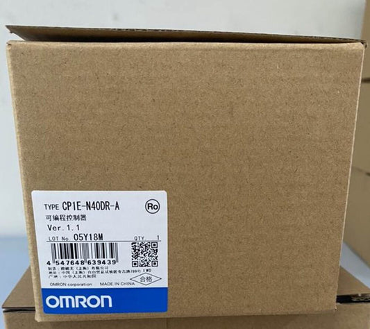 NEW OMRON CP1E-N40DR-A CPU RELAY OUTPUT PLC MODULE 40 I/O PORTS DHL / UPS / FedEx