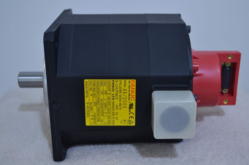 FANUC A06B-0034-B075 Servo Motor A06B0034B075 New In Box Expendited ShippingDHL / UPS / FedEx