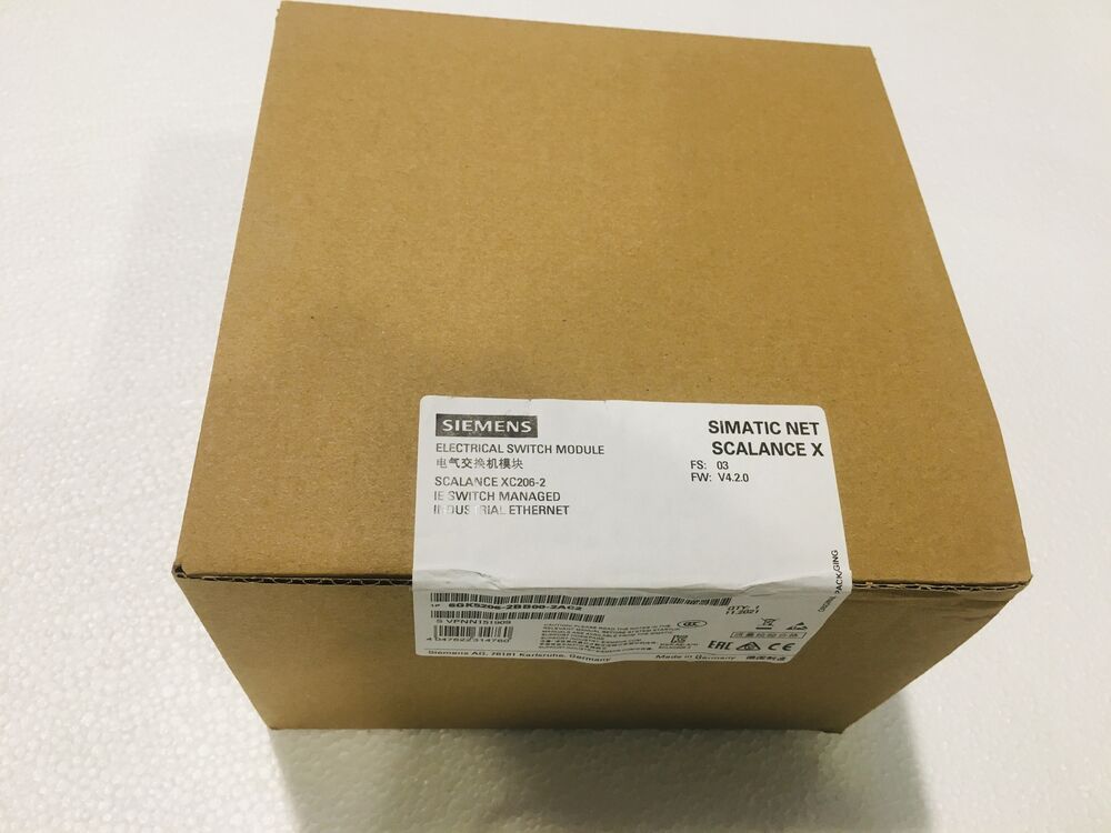 New Siemens Electrical Switch Module 6GK5208-0BA00-2AC2 Ethernet Module in stock Fedex / DHL