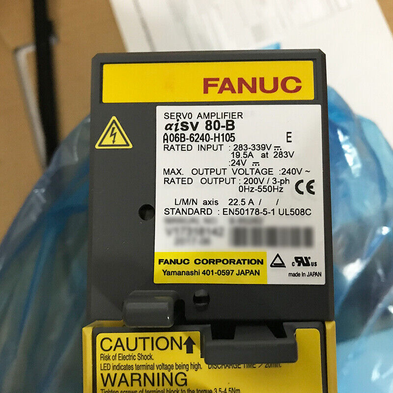 NEW ORIGINAL FANUC SERVO AMPLIFIER MODULE A06B-6240-H105 FREE EXPEDITED SHIPPINGDHL / UPS / FedEx