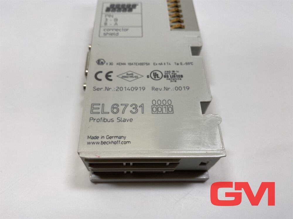 Beckhoff Communications Module EL6371-0010 Ethercat Terminal Profibus Slave