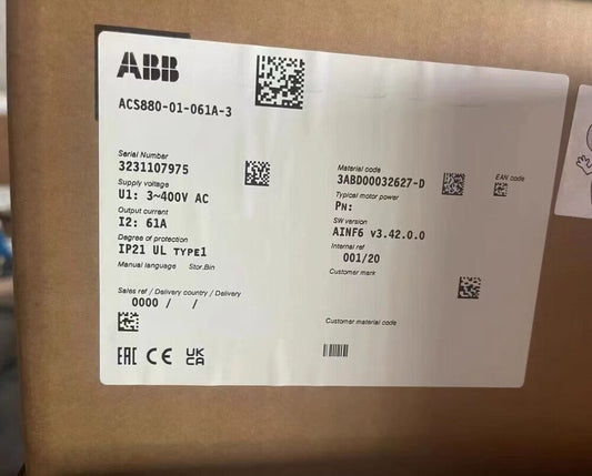 1pc ABB ACS880-01-061A-3 frequency converter 30 KW