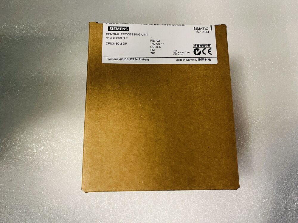 New Sealed Siemens S7-300 6ES7313-6CG04-0AB0 6ES7 313-6CG04-0AB0 In Stock Fedex / DHL