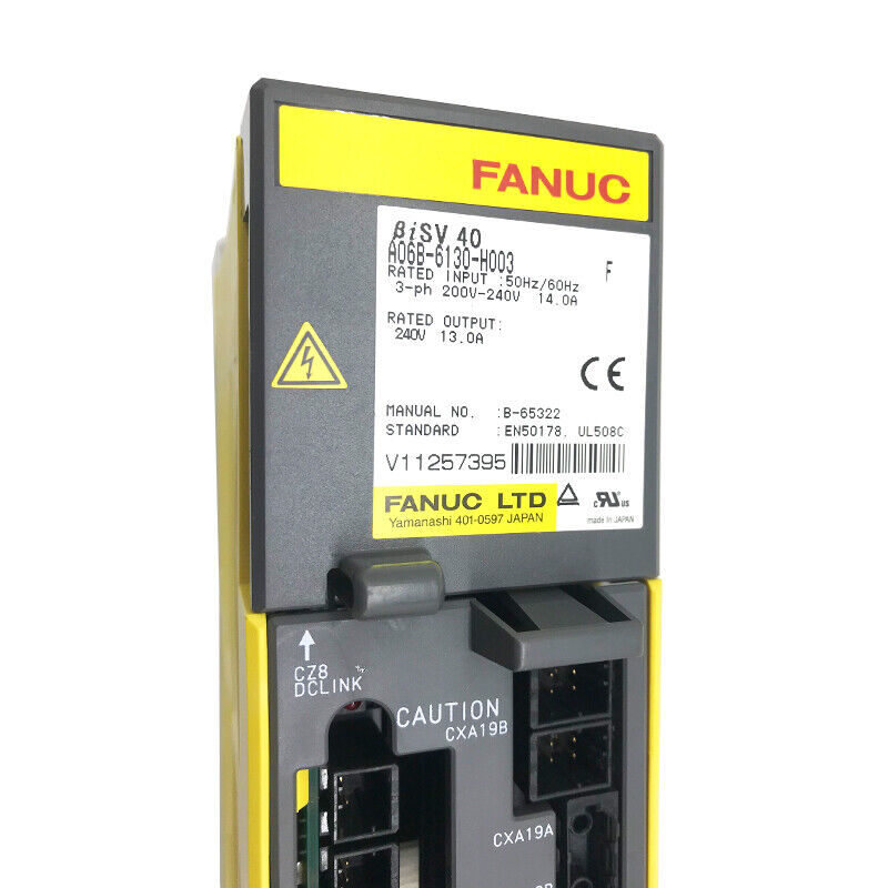 NEW&ORIGINAL FANUC SERVO AMPLIFIER A06B-6130-H003 FREE EXPEDITED SHIPPINGDHL / UPS / FedEx