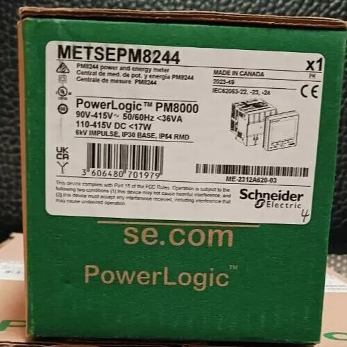 METSEPM8244 Power Quality Meter PowerLogic PM8000 Transducer & Remote Display UPS / DHL / Fedex