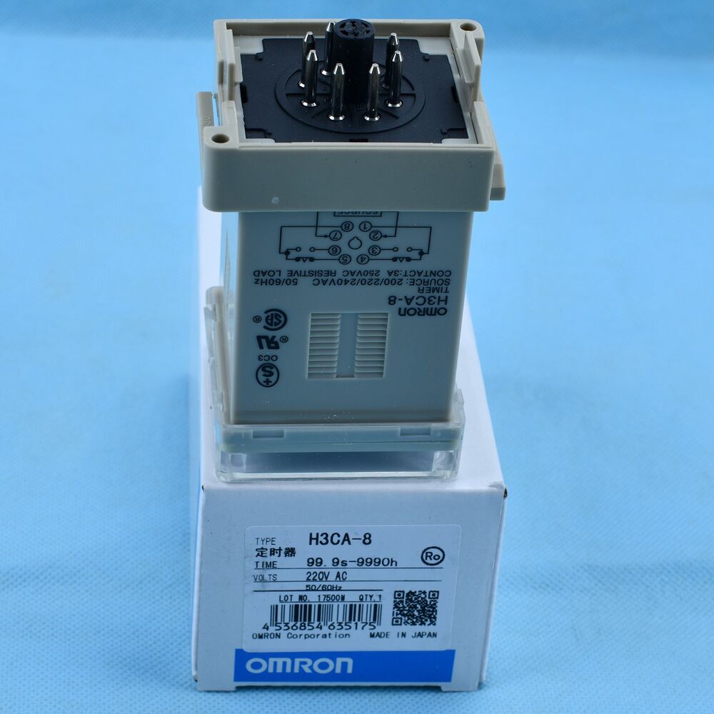 Omron Timer H3CA-8 PLC New In Box One Year Warranty DHL / UPS / FedEx