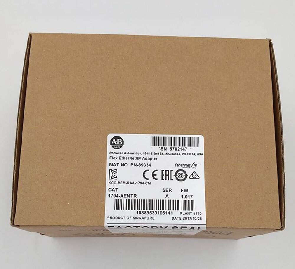 New Factory Sealed AB 1794-AENTR SER A Flex EtherNet/IP Adapter AB 1794AENTR DHL / UPS / FedEx