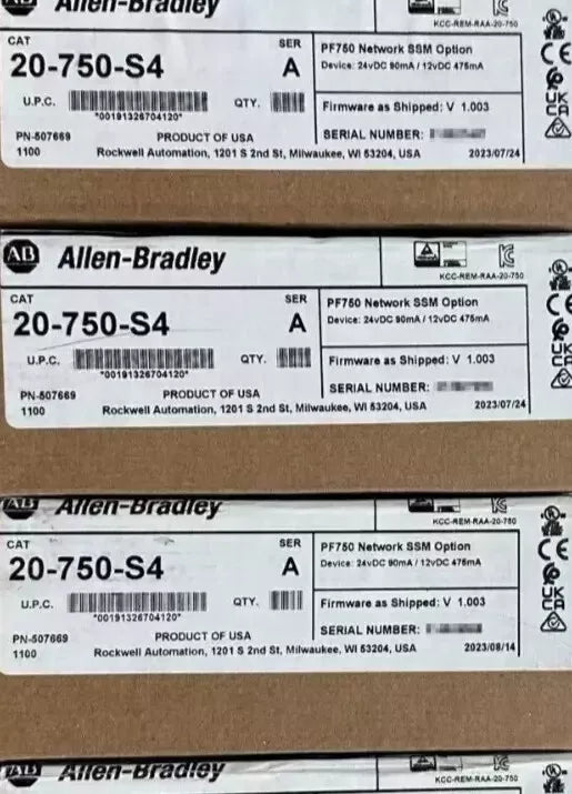 1PCS New Factory Sealed Allen Bradley Module 20-750-S4 Quick Shipping DHL / UPS / FedEx