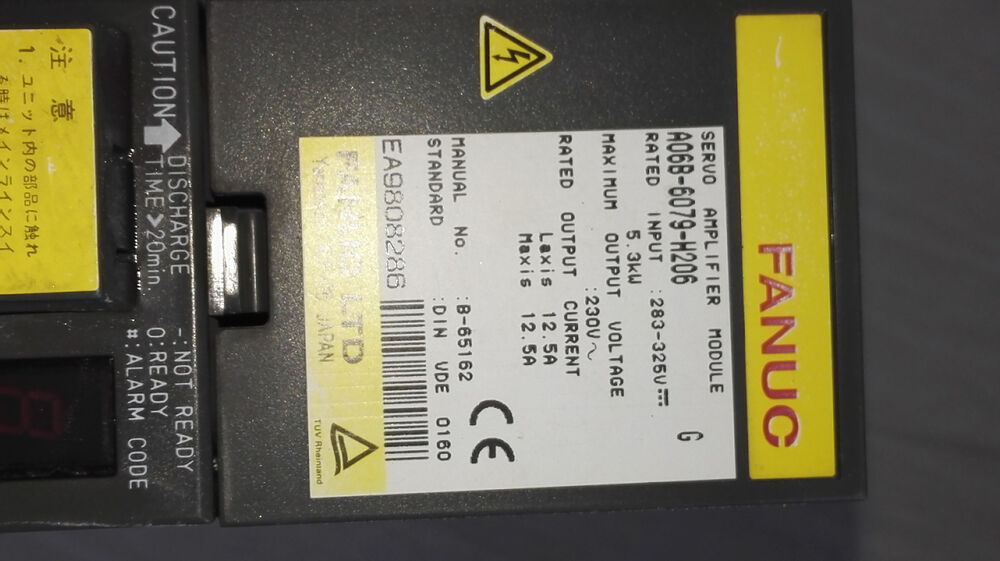 FANUC Servo Driver A06B-6079-H206 Refurbished FREE EXPEDITED DHL / UPS / FedEx