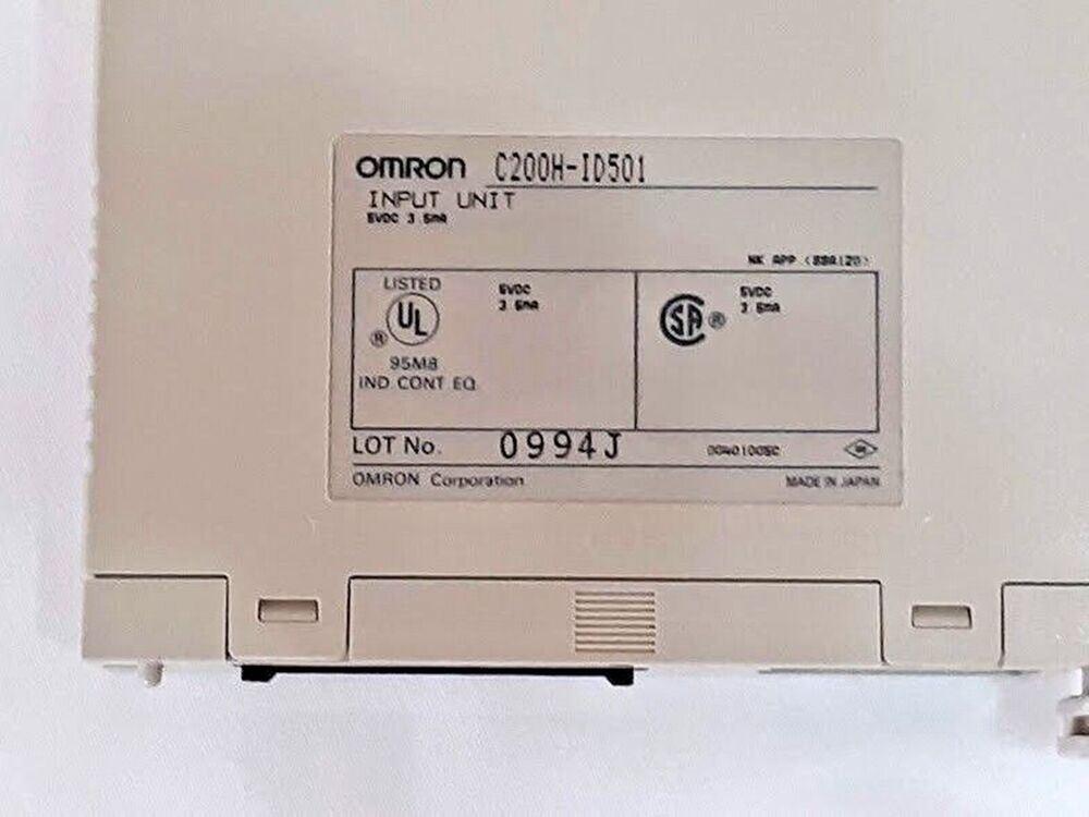 NEW Omron C200H-ID501 I/O Modules 5VDC Latch, High Speed Input Unit DHL / UPS / FedEx