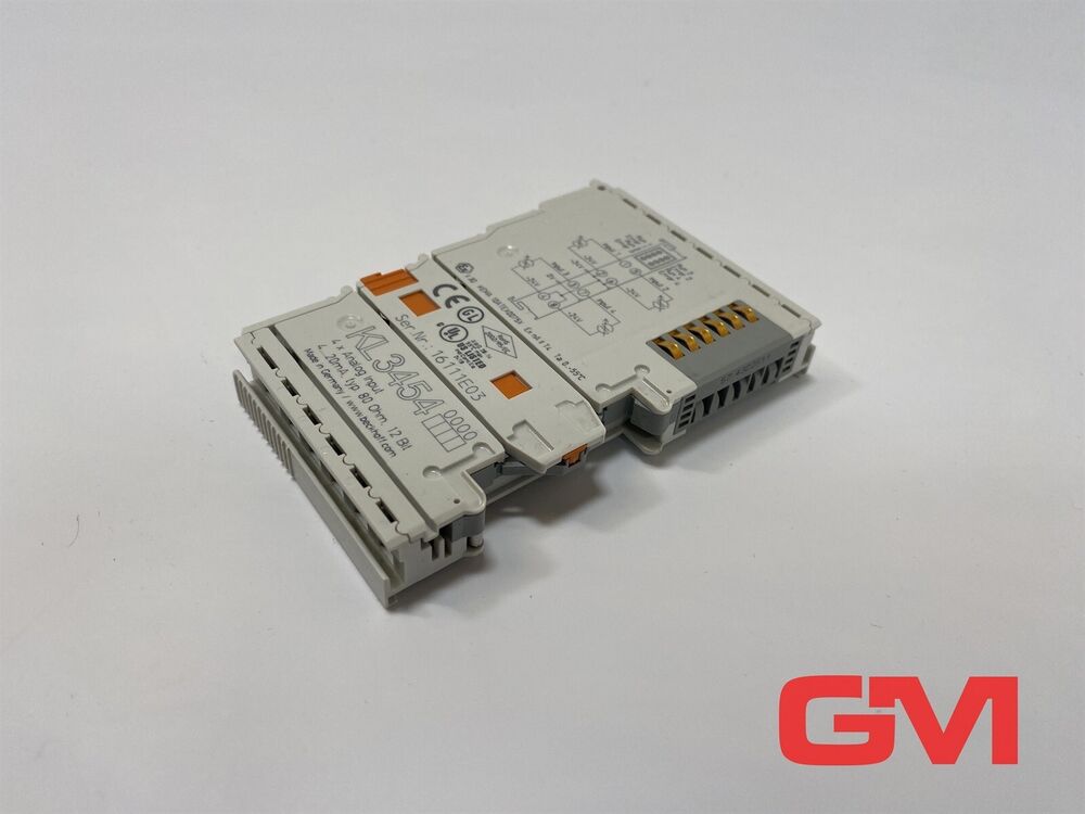 Beckhoff bus terminal KL3454 4-channel Analog input single-ended