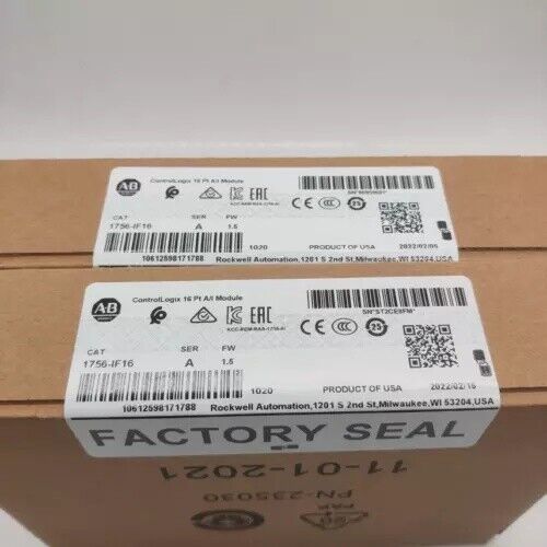 Allen-Bradley 1756-IF16 SER A ControlLogix 16 PT Input Module Fedex or DHL