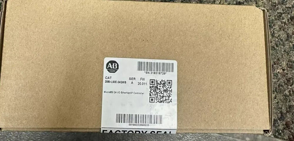 New Sealed Allen-Bradley 2080-L50E-24QWB Micro850 24 I/O EtherNet/IP Controller DHL / UPS / FedEx