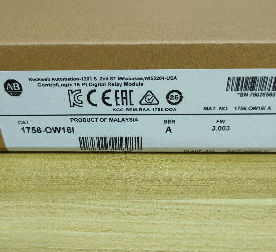 1756-OW16I AB ControlLogix Digital Relay Module PLC 1756OW16I New factory Sealed DHL / UPS / FedEx