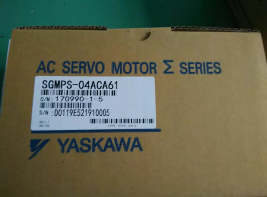 1PC New Yaskawa SGMPS-04ACA61 Servo Motor Expedited Shipping