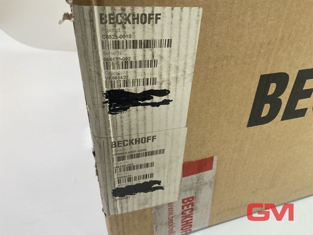 Beckhoff Industrial PC C6525-0010 + Control Panel CP6902-0001-0000