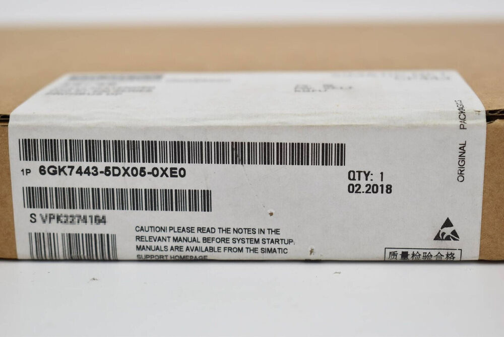 New In Box SIEMENS 6GK7 443-5DX05-0XE0 SIMATIC NET CP343 Communication Processor UPS / DHL / Fedex