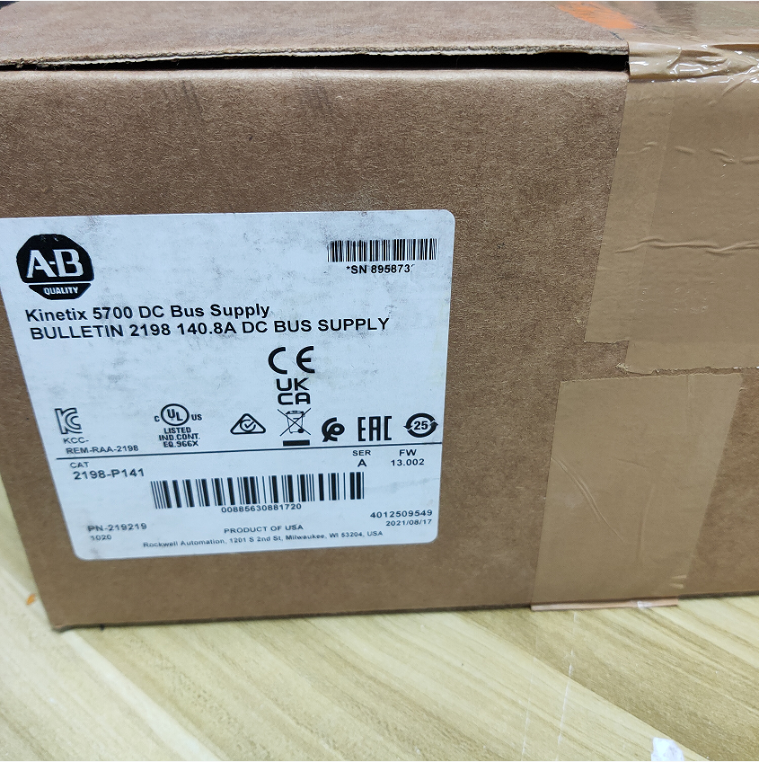 New Sealed AB 2198-P141 SER A Kinetix 5700 DC Bus Supply Allen Bradley 2198P141 DHL / UPS / FedEx