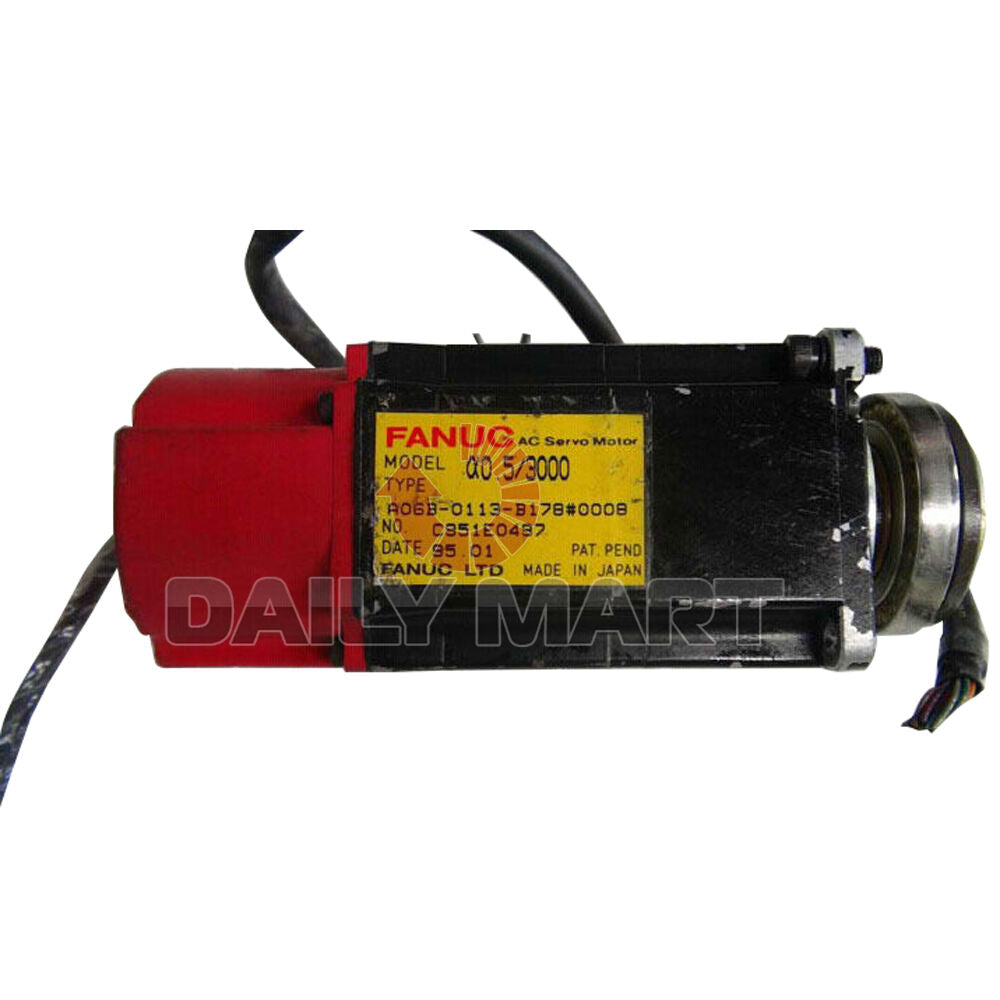 Used FANUC AC SERVO MOTOR A06B0113B178 A06B-0113-B178