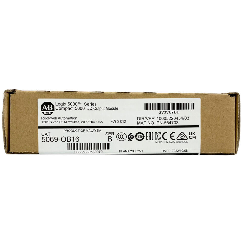 New Allen Bradley 5069-OB16 CompactLogix DC Output Module SER AB 5069-OB16 STOCK DHL / UPS / FedEx