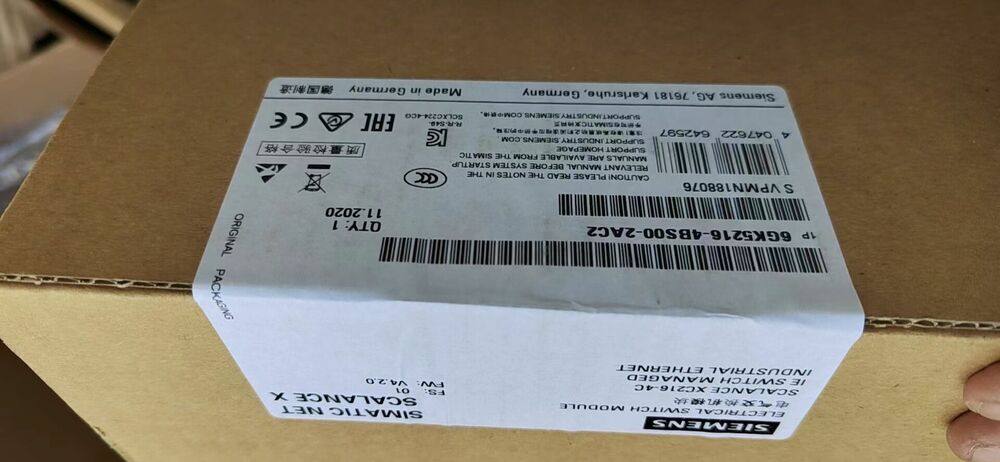 New Siemens Electrical Switch Module 6GK5216-4BS00-2AC2 Ethernet Module in stock Fedex / DHL