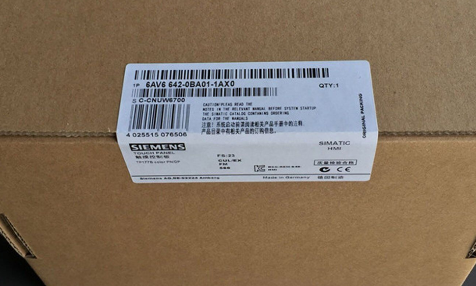 SIEMENS sealed box 6AV6642-0BA01-1AX0 by DHL hmi touch panel 6AV6642-0BA01-1AX0