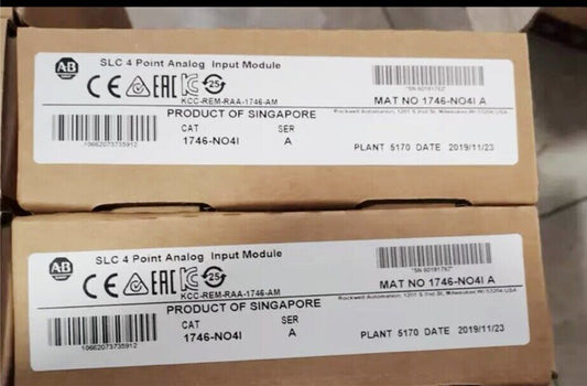 New Factory Sealed AB 1746-NO4I SER A SLC 500 Analog Ouput Module 1746NO4I/A DHL / UPS / FedEx