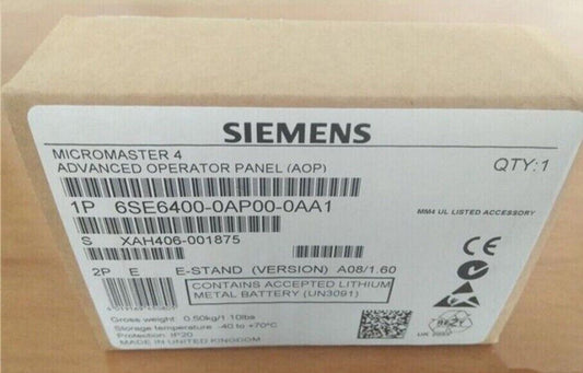 New Siemens 6SE6400-0AP00-0AA1 6SE6 400-0AP00-0AA1 Advanced Operator Panel