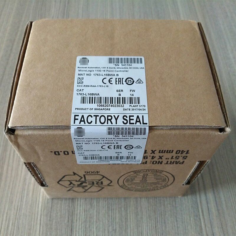 2022 Allen Bradley 1763-L16BWA MicroLogix 1100 AB 1763L16BWA New Factory Sealed UPS / DHL / Fedex