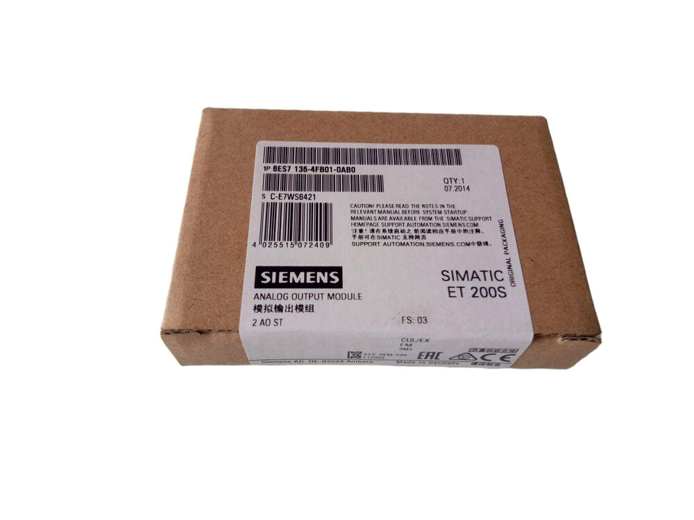 New Sealed Siemens 6ES7513-1AL01-0AB0 By  UPS / Fedex / DHL