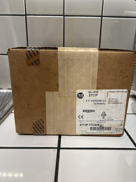 Factory-Sealed Allen Bradley 2711P-T7C4D8 PanelView Plus 6 700 Touch 2711PT7C4D8 DHL / UPS / FedEx