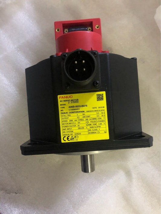 FANUC A06B-0033-B075 Servo Motor A06B0033B075 New In Box Expendited ShippingDHL / UPS / FedEx