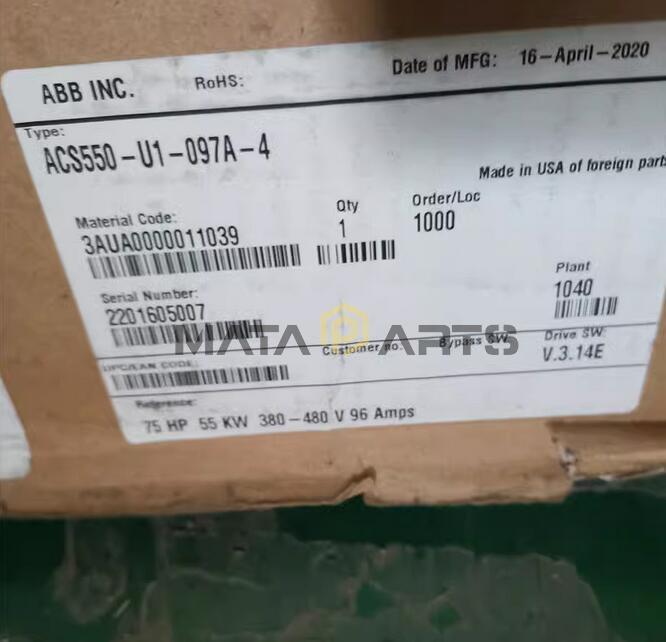 1PC new ABB Frequency changer ACS550-U1-097A-4 ACS550U1097A4 UPS / DHL / Fedex