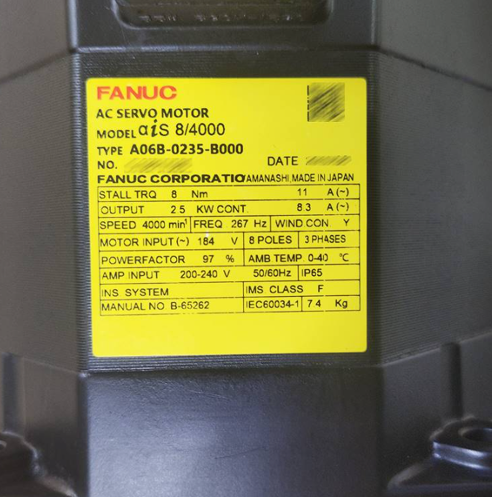 NEW FANUC A06B-0235-B000 Servo Motor DHL / UPS / FedEx