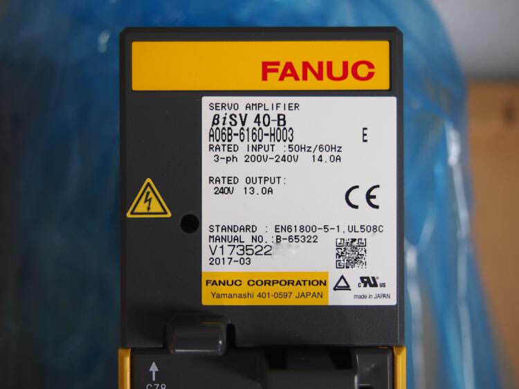 NEW FANUC SERVO AMPLIFIER A06B-6160-H003 A06B6160H003 FREE EXPEDITED SHIPPING DHL / UPS / FedEx