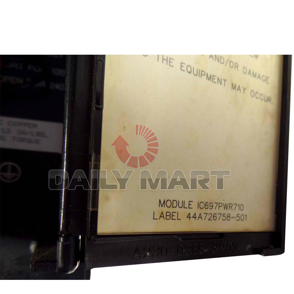 Used GE FANUC IC697PWR710