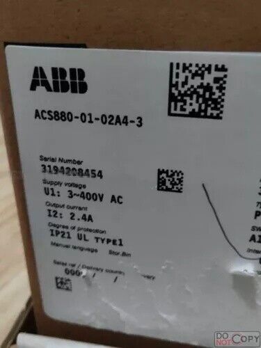 ACS880-01-02A4-3 brand new ABB frequency converter with box, free shipping UPS / DHL / Fedex