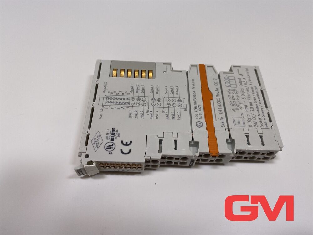 Beckhoff Input / Exit Serrefine EL1859 8-Kanal Input/Output Module Ethercat