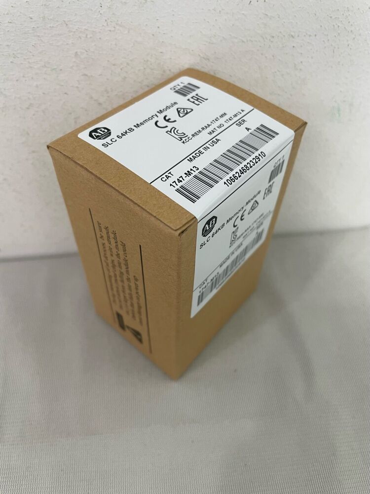 New Factory Sealed AB Allen Bradley 1747-M13 / A SLC 64KB Memory Module 1747M13 DHL / UPS / FedEx