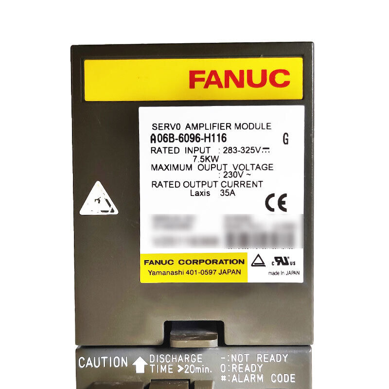 USED FANUC A06B-6096-H116 SERVO AMPLIFIER A06B6096H116 EXPEDITED SHIPPING UPS / DHL / Fedex