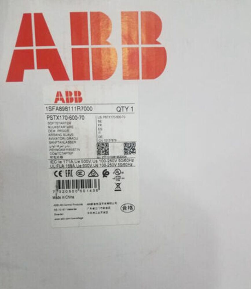 NEW ABB Soft Starter PSTX170-600-70 DHL / UPS / FedEx