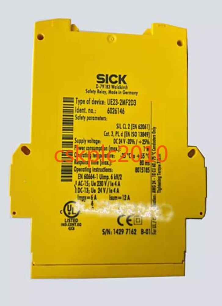 1 PCS SICK/Schke safety relay UE23-2MF2D3 item number: 6026146 good condition