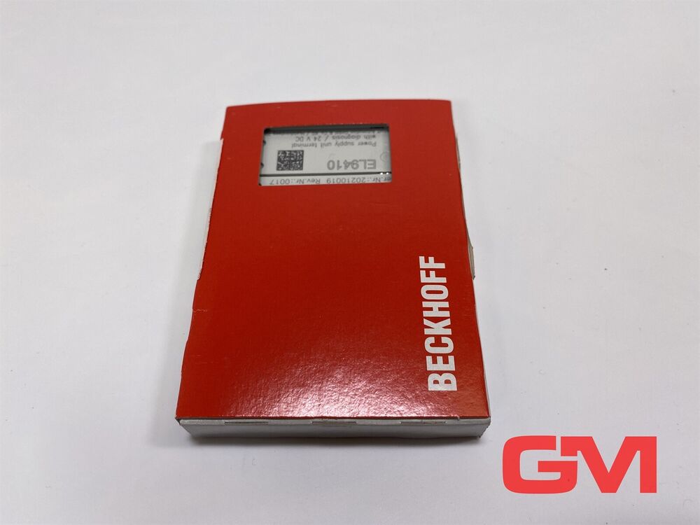 Beckhoff Netzteilklemme EL9410 Power Supply Module E-Bus-Auffrischung With