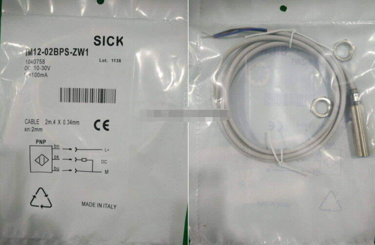 1PC New Sick IM12-02BPS-ZW1 Proximity Switch IM1202BPSZW1 DHL / UPS / FedEx