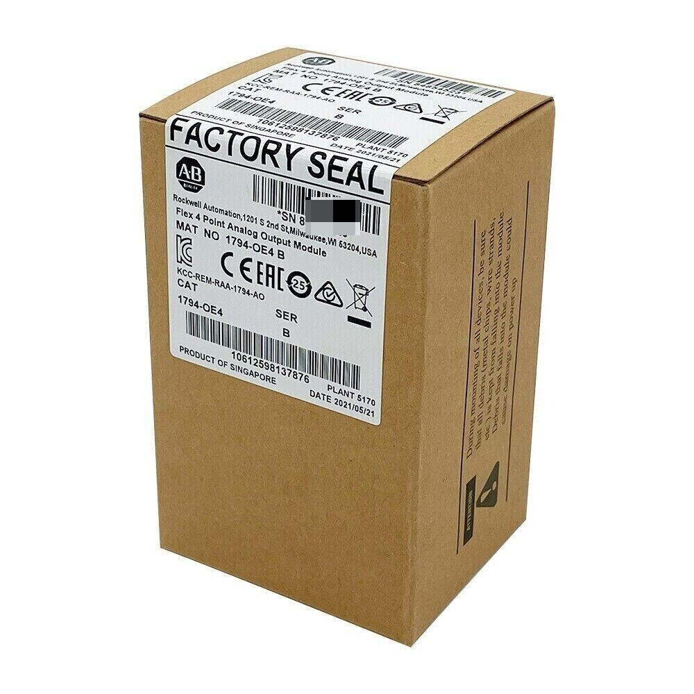 NEW Sealed Allen-Bradley 1794-OE4 Flex 4 Point Analog Output Module AB 1794-OE4 DHL / UPS / FedEx