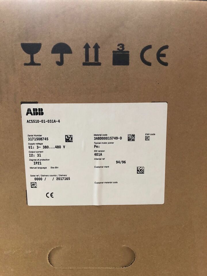 1PCS NEW ACS510-01-031A-4 ABB Frequency Converter ACS510-01-031A-4