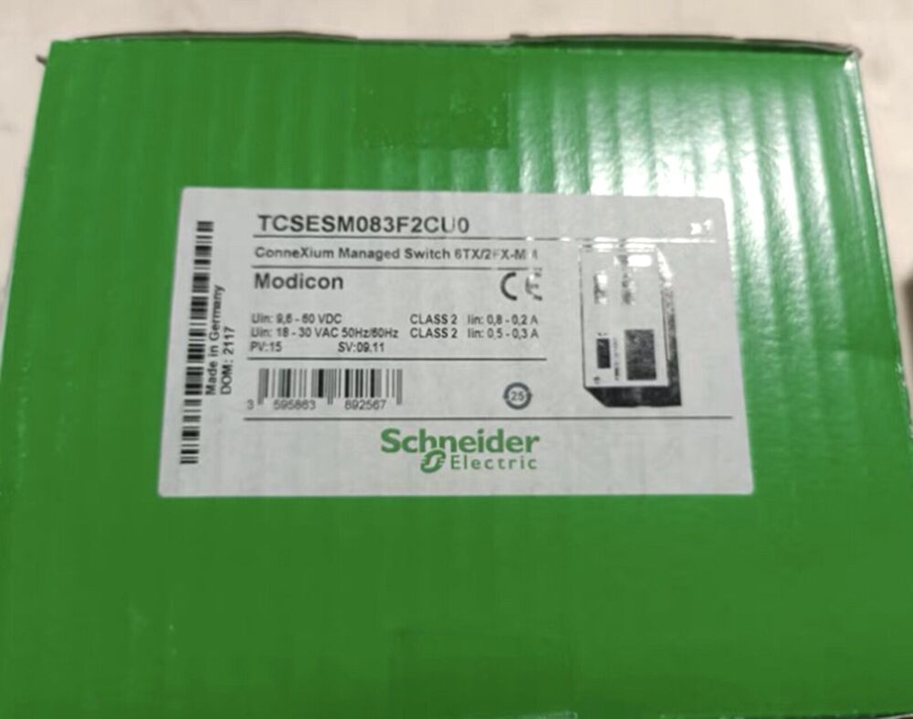 New In Box SCHNEIDER TCSESM083F2CU0 DHL / UPS / FedEX