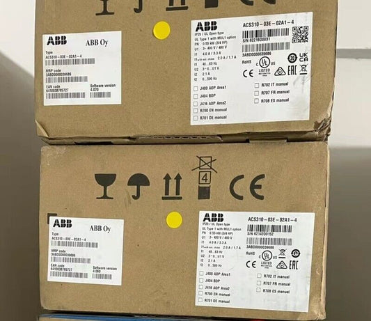 1pc ABB ACS310-03E-02A1-4 frequency converter 3PH 0.55KW